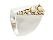 Jewellery, RING, sterlingsilver/14K gold, in auction: Modern – Saturday 11 April
