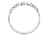 Jewellery - ETERNITY RING, 18K white gold - View 2