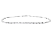 Jewellery - TENNIS BRACELET, 18K white gold - View 1