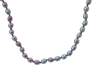 Jewellery, NECKLACE, dark gray cultured freshwater pearls, in auction: General – Tuesday 23 June