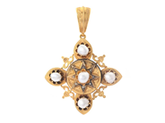 Jewellery - BROOCH/PENDANT, 18K gold - View 1