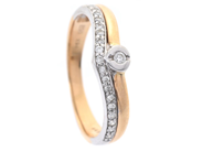 Jewellery, RING, 18K gold/white gold, in auction: General – Tuesday 23 June