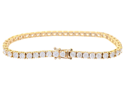 Jewellery - TENNIS BRACELET, 18K gold - View 2