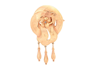 Jewellery - BROOCH, 18K gold - View 1