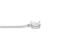 Jewellery - SOLITAIRE NECKLACE, 18K white gold - View 2