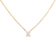 Jewellery - SOLITAIRE NECKLACE, 18K gold - View 1
