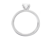 Jewellery - SOLITAIRE RING, 18K white gold - View 2