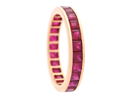 Jewellery - FULL ETERNITY RING, 18K gold - View 1