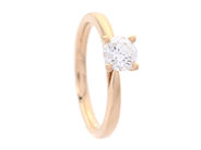 Jewellery - SOLITAIRE RING, 18K gold - View 1