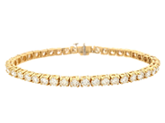 Jewellery - TENNIS BRACELET, 18K gold - View 1