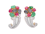 Jewellery - EARRINGS, 18K gold/white gold - View 1