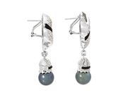 Jewellery - PEARL EARRINGS, 18K white gold - View 2