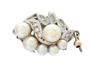Jewellery, CLASP, 18K white gold, in auction: Lilla jewellery – Tuesday 21 April