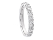 Jewellery - ETERNITY RING, 18K white gold - View 1