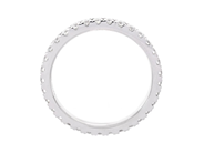 Jewellery - FULL ETERNITY RING, 18K white gold - View 2