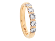 Jewellery, ETERNITY RING, 18K gold, in auction: Classic – Saturday 25 April