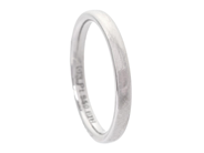 Jewellery - PLAIN RING, platinum 950 - View 1