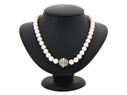 Jewellery - PEARL NECKLACE, cultured salt water pearls approx. 9-9,5 mm - View 5