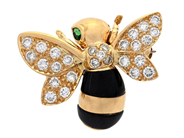 Jewellery - BROOCH, bee - View 1