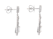 Jewellery - EARRINGS, 14K white gold - View 2