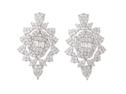 Jewellery, EARRINGS, 18K white gold, in auction: Modern – Saturday 9 May