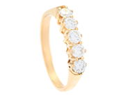 Jewellery, ETERNITY RING, 18K gold, in auction: Lilla jewellery – Tuesday 21 April