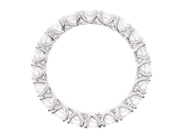 Jewellery - FULL ETERNITY RING, 18K white gold - View 2