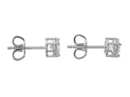 Jewellery - SOLITAIRE EARRINGS, 18K white gold - View 2