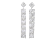Jewellery - EARRINGS, 18K white gold - View 1
