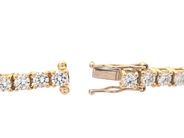 Jewellery - TENNIS BRACELET, 18K gold - View 3