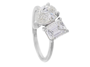 Jewellery - RING, 18K white gold - View 1