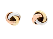 Jewellery - EARRINGS, 18K three-coloured gold - View 1