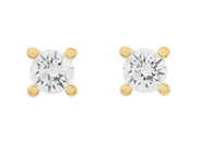 Jewellery - SOLITAIRE EARRINGS, 18K gold - View 1