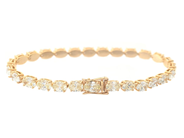 Jewellery - TENNIS BRACELET, 18K gold - View 2