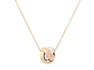 Jewellery - PENDANT CHAIN, 18K gold/ white gold/pink gold length 43-45 cm weight 2,5 g - View 1