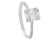 Jewellery - A232 RING, 18K white gold - View 1