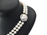 Jewellery - PEARL NECKLACE, 2- strand - View 2