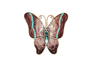 Jewellery, BROOCH, butterfly, in auction: Lilla jewellery – Tuesday 21 April