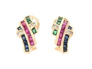 Jewellery, EARRINGS, 14K gold, in auction: Lilla jewellery – Tuesday 21 April