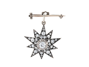 Jewellery, PENDANT/BROOCH, silver/guld, in auction: Classic – Saturday 25 April
