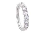 Jewellery - ETERNITY RING, 18K white gold - View 1