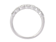 Jewellery - ETERNITY RING, 18K white gold - View 2