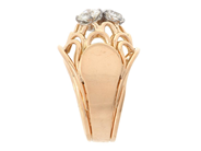 Jewellery - RING, 18K rose gold/platinum - View 4