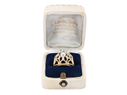 Jewellery - RING, 18K rose gold/platinum - View 7