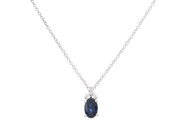 Jewellery, CHAIN WITH PENDANT, 18K white gold, in auction: Lilla jewellery – Tuesday 21 April