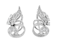 Jewellery - EARRINGS, 18K white gold - View 1