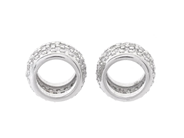 Jewellery - PENDANT/DETACHABLE PENDANT, 2 items 18K white gold,114 brilliant cut diamonds approx. 0,42 ctw - View 1