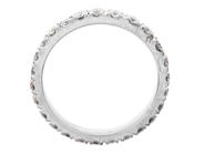 Jewellery - FULL ETERNITY RING, 18K white gold - View 2