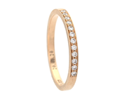 Jewellery, ETERNITY RING, 18K gold, in auction: Lilla jewellery – Tuesday 5 May