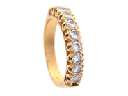 Jewellery, ETERNITY RING, 18K gold, in auction: Lilla jewellery – Tuesday 21 April